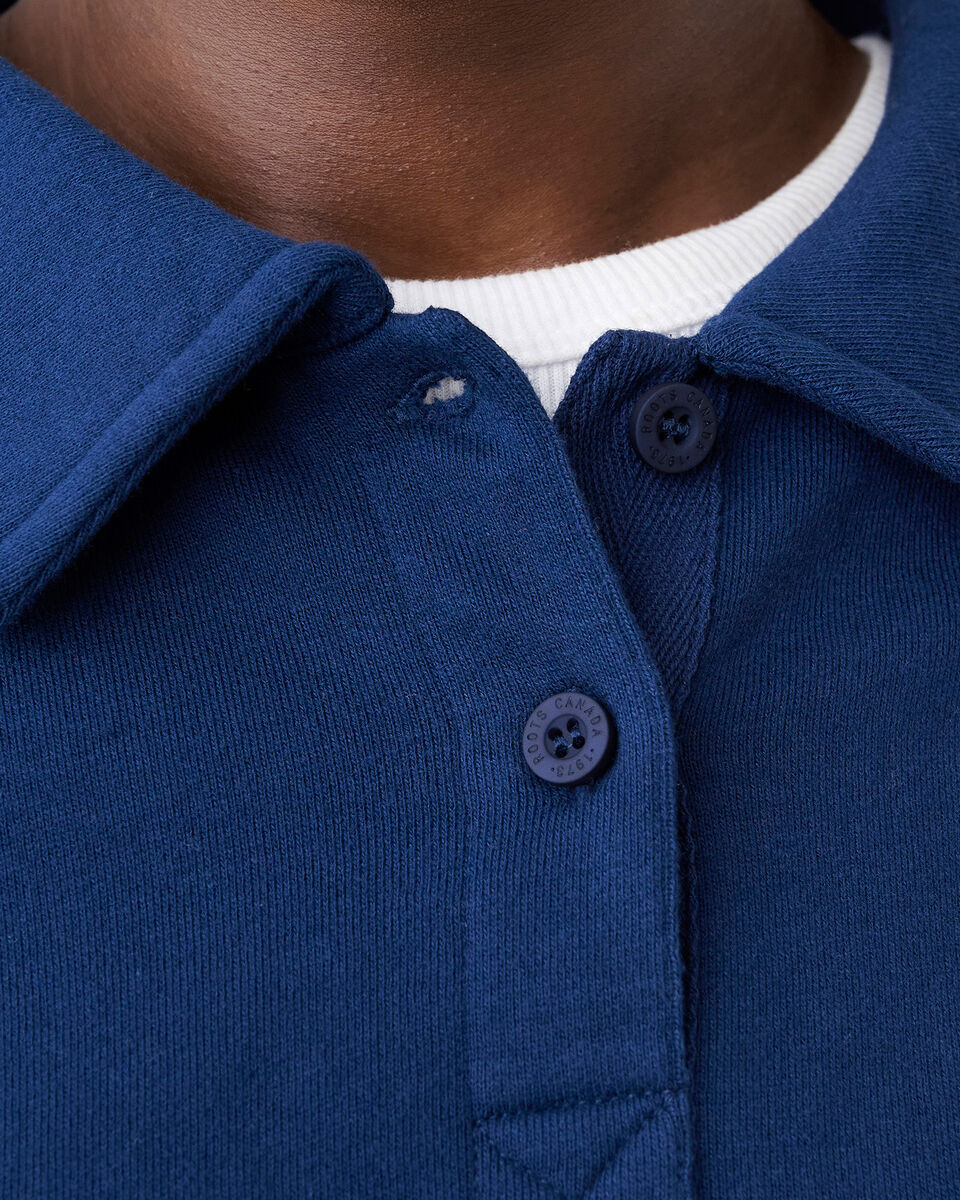 Organic Cooper Relaxed Polo Sweatshirt