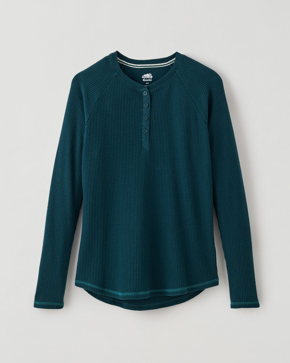 Chandail henley gaufré Cabane