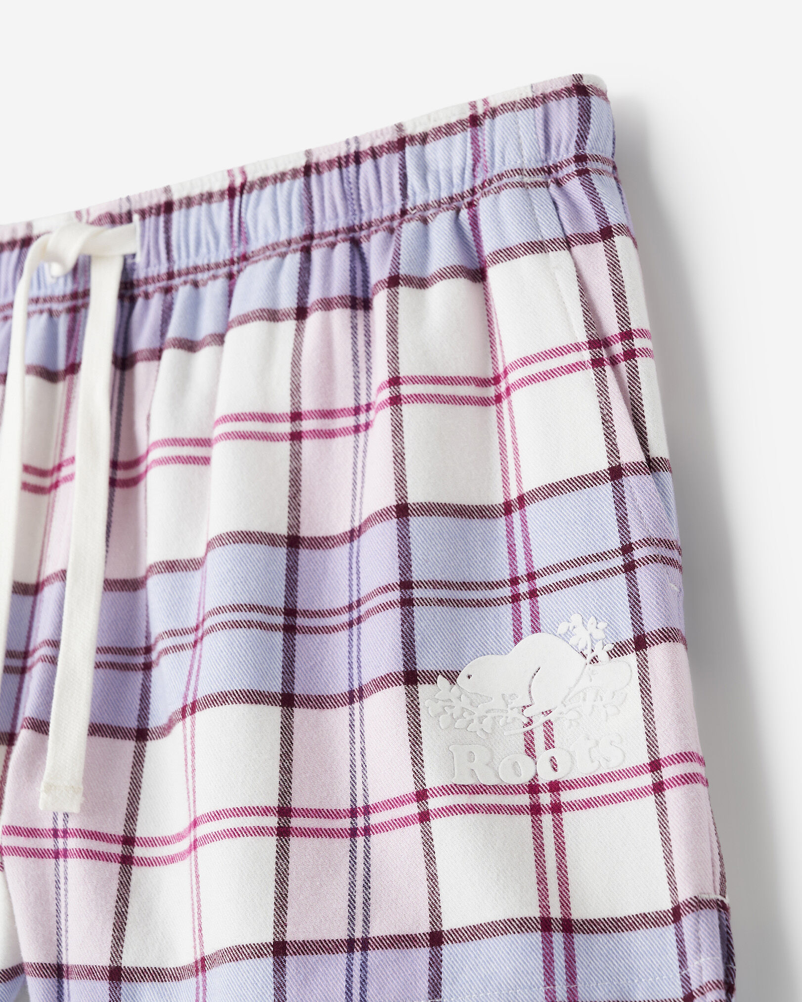 Short de pyjama à carreaux pour femme