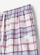 Short de pyjama &agrave; carreaux pour femme