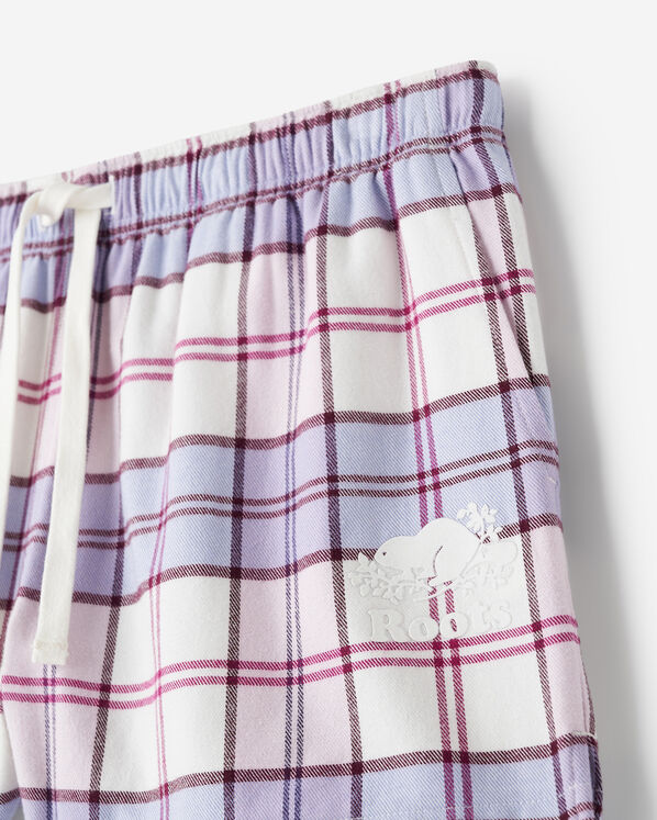 Short de pyjama &agrave; carreaux pour femme