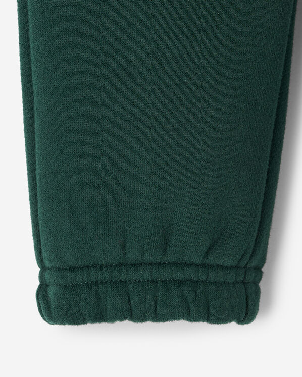 Pantalon en molleton avec appliqué à carreaux pour bébés Pantalon en molleton avec appliqué à carreaux pour bébés