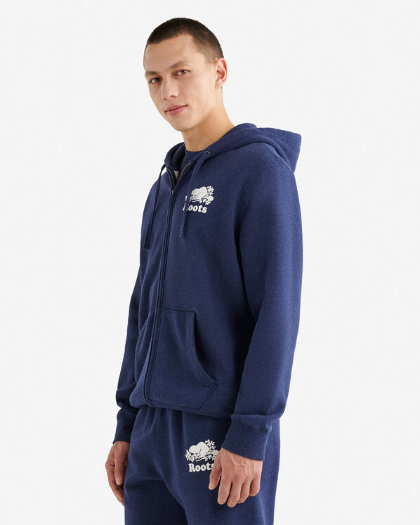 Chandail original &agrave; capuchon et glissi&egrave;re en coton bio 