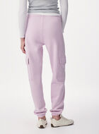 Pantalon cargo molletonn&eacute; en coton biologique Cooper