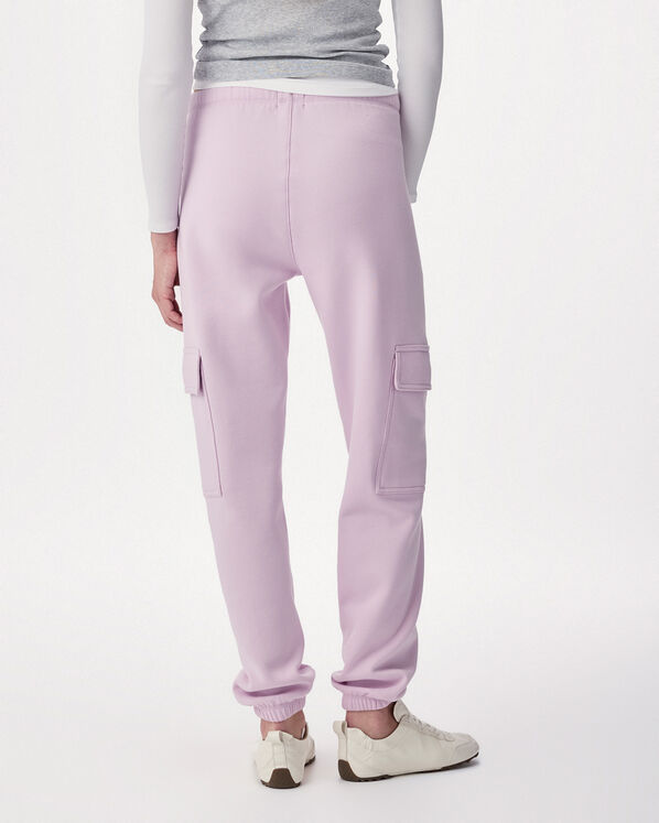 Pantalon cargo molletonn&eacute; en coton biologique Cooper