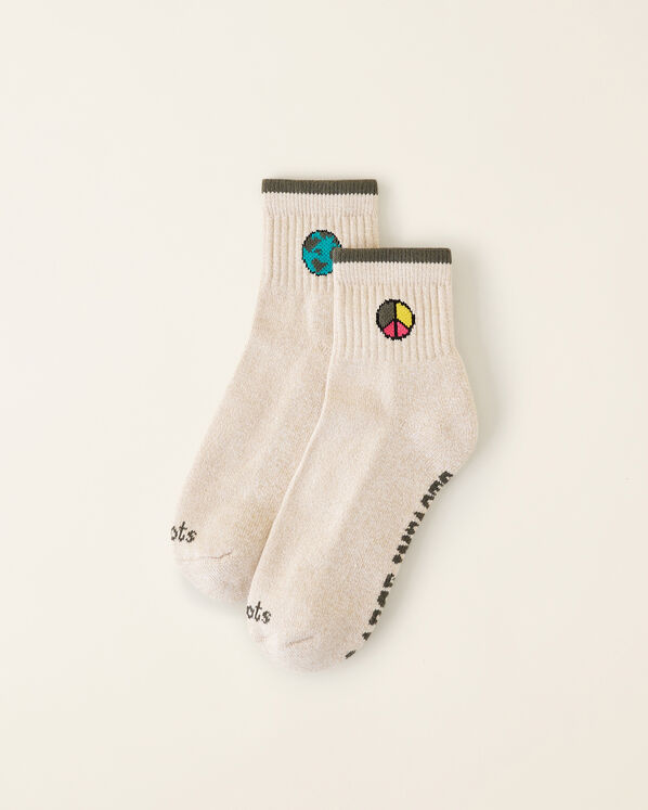 Adult Earth Message Sock