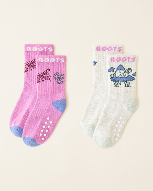 2 paires de chaussettes à motif pour tout-petits