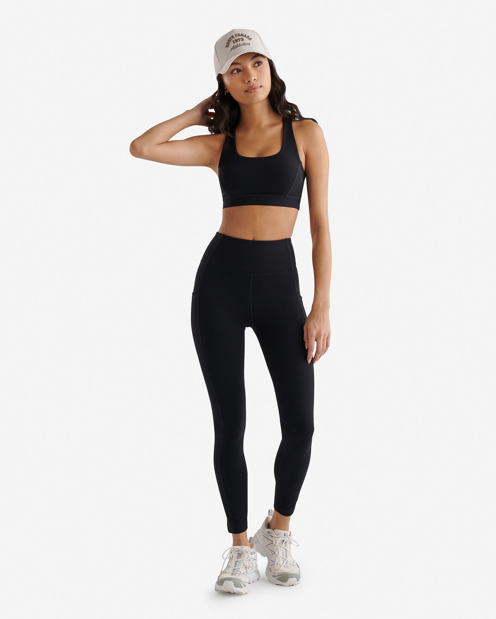 Roots Restore Pocket Legging Pants in Black