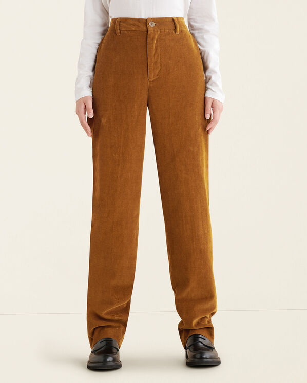 Willow & Root Mesh Flare Stretch Pant - Women's Pants in Brown Sage