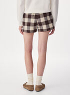Short de pyjama &agrave; carreaux pour femme