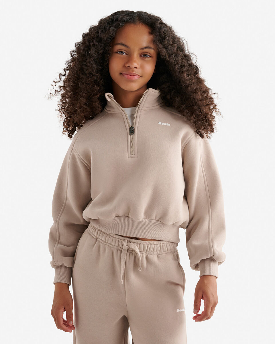 Girls Cloud Half Zip