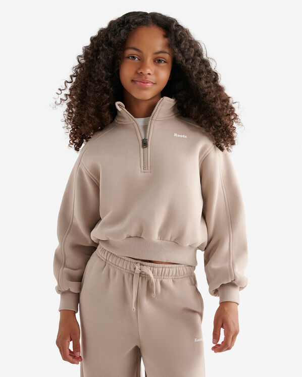 Girls Cloud Half Zip