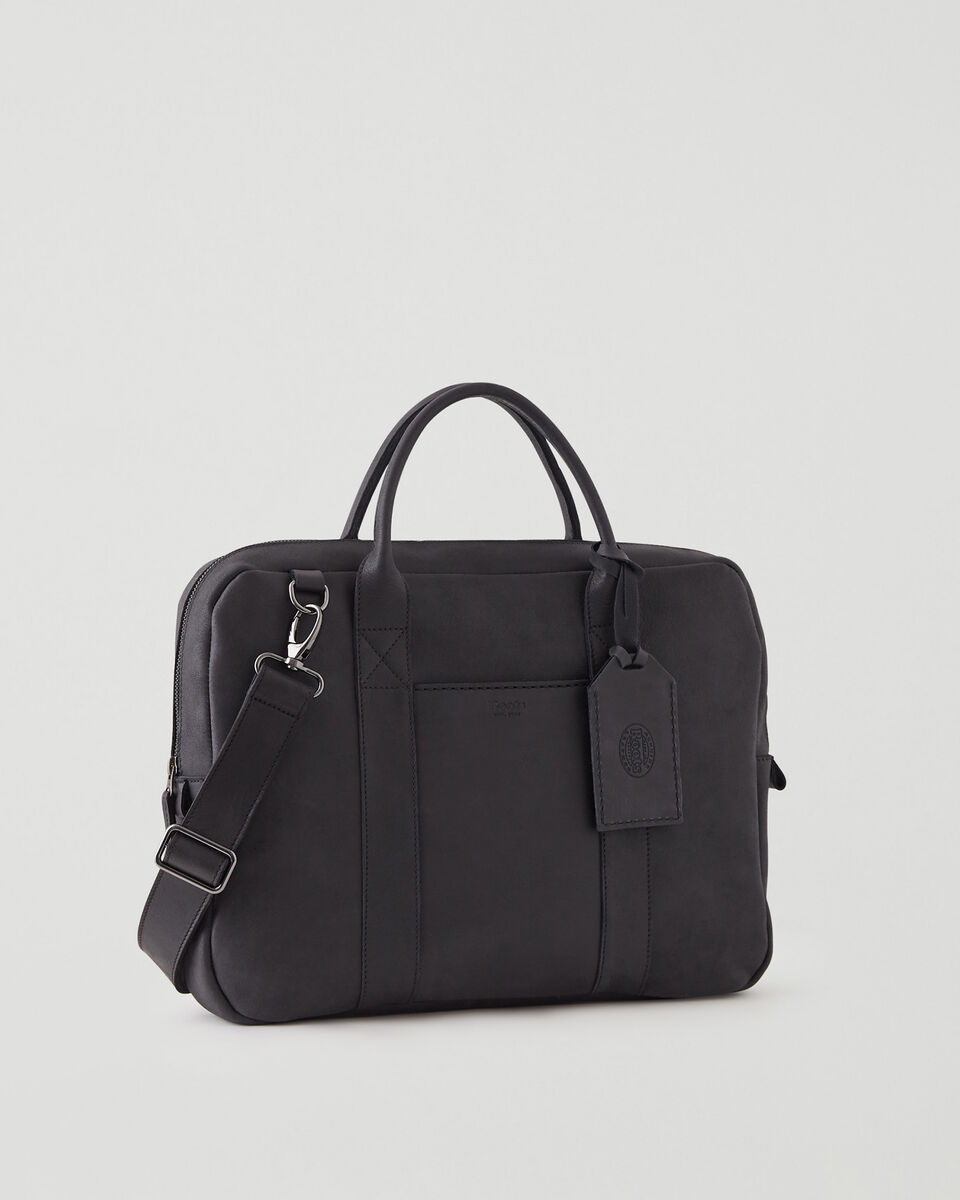 Sac à ordinateur Wellington en cuir Tribe