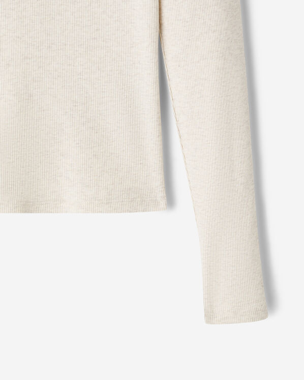 Roam Rib Fitted Long Sleeve Top