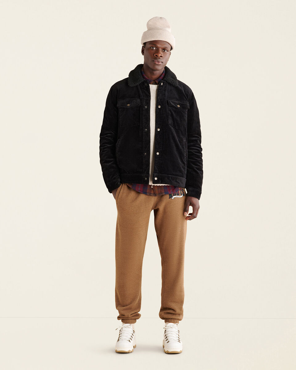 Plaid Applique Sweatpant