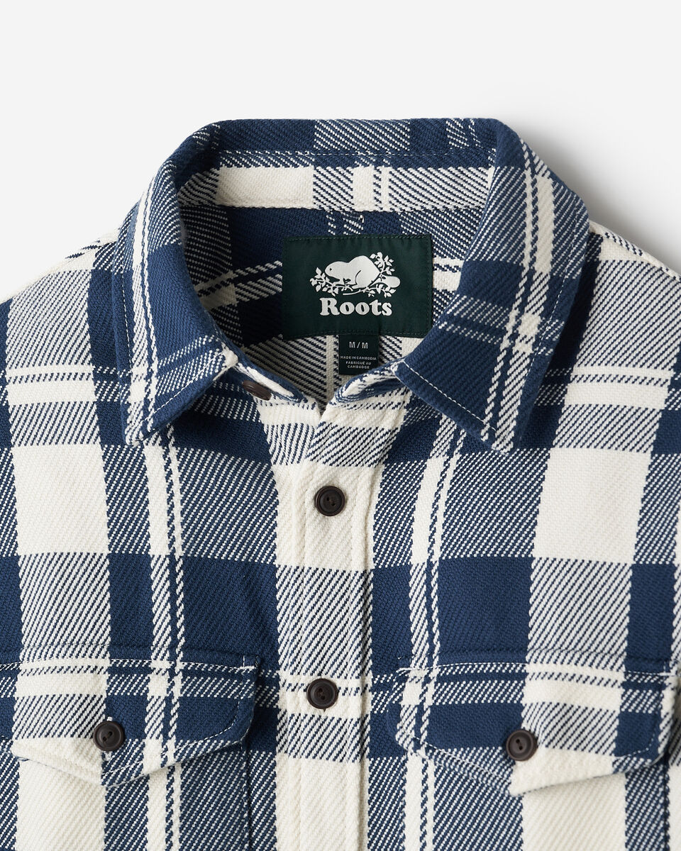 Chemise d&eacute;contract&eacute;e en serg&eacute; Cypress