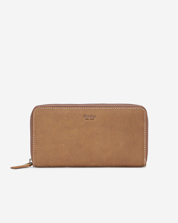 Pochette à glissière en cuir Tribe