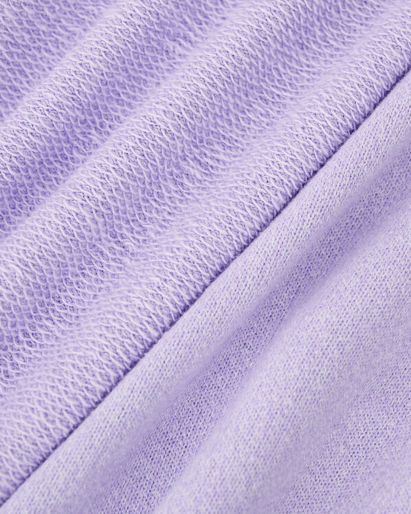 Chandail original &agrave; capuchon et glissi&egrave;re en jersey bouclette de coton bio pour tout-petits