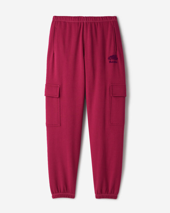 Pantalon cargo molletonn&eacute; en coton biologique Cooper