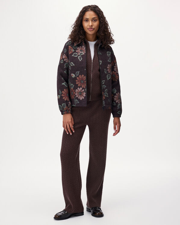 Floral Jacquard Jacket