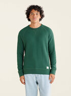 Stretch Waffle Long Sleeve Crew Top