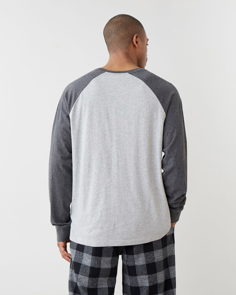 Mens Park Plaid Long Sleeve T-Shirt