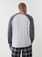 Mens Park Plaid Long Sleeve T-Shirt