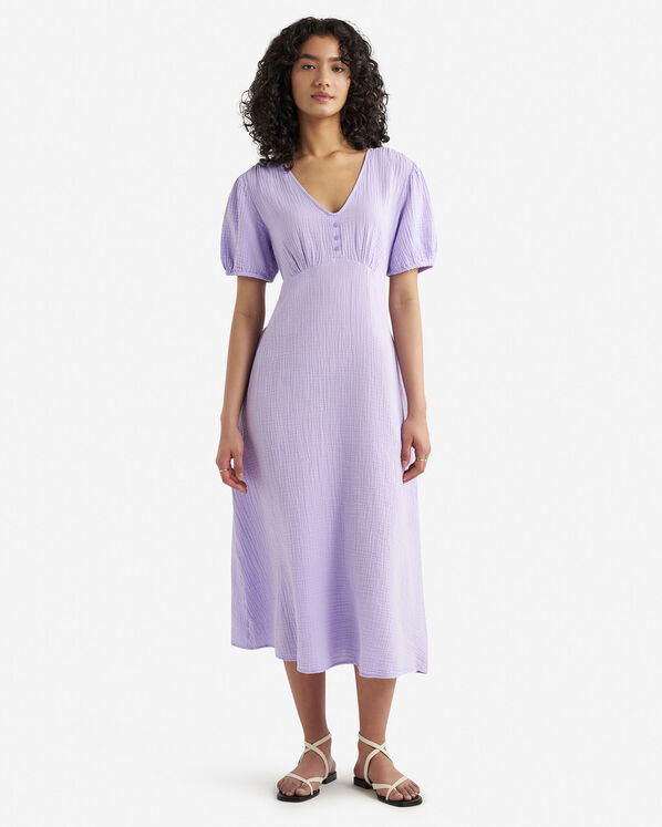 Isla Cotton Gauze Tea Dress