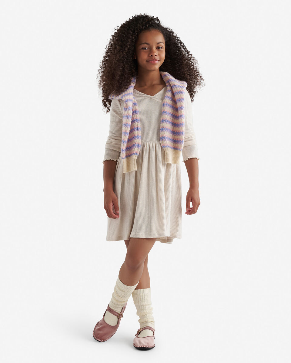 Girls Cooper Sparkle Rib Dress