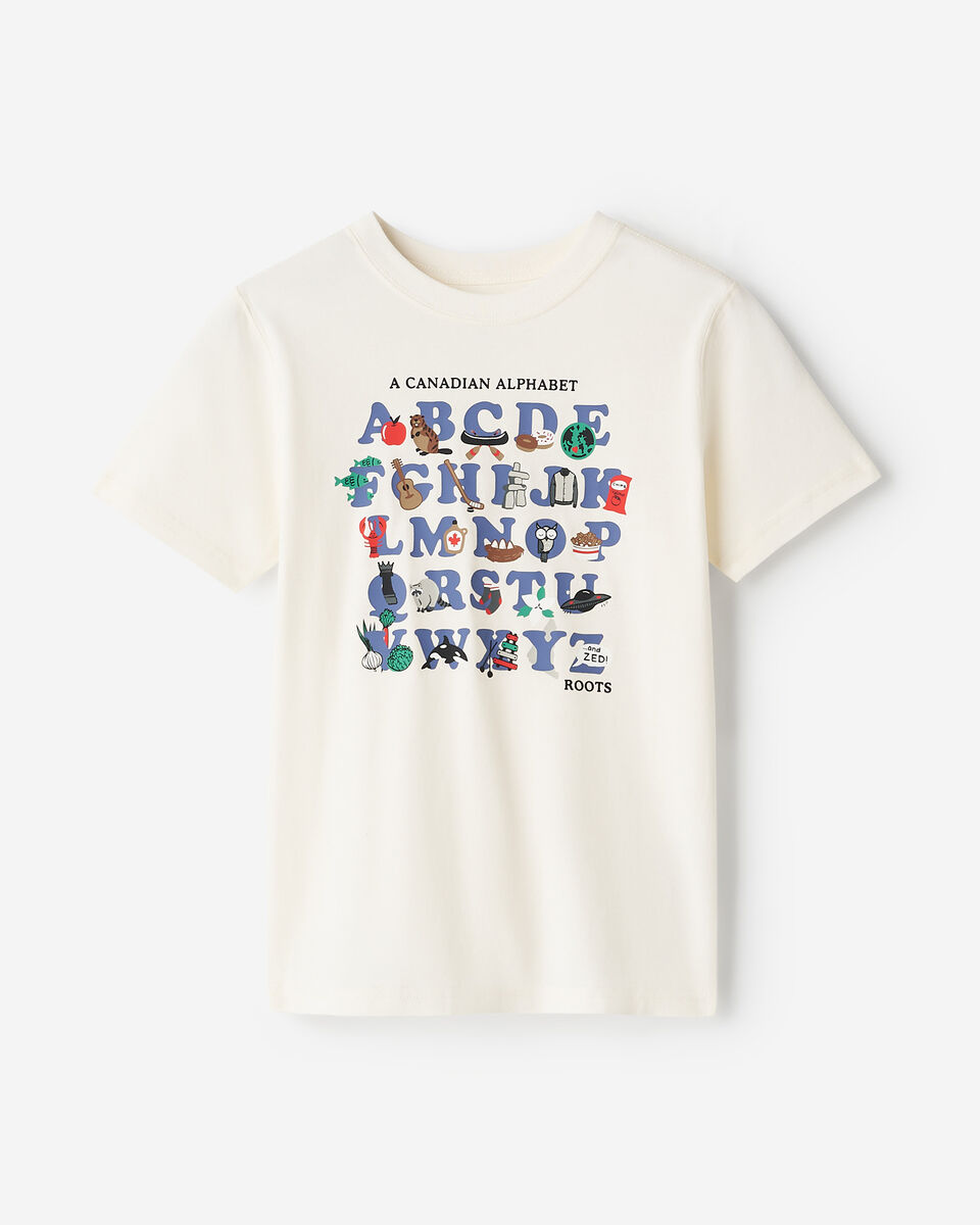 T-shirt ABC du Canada pour enfants
