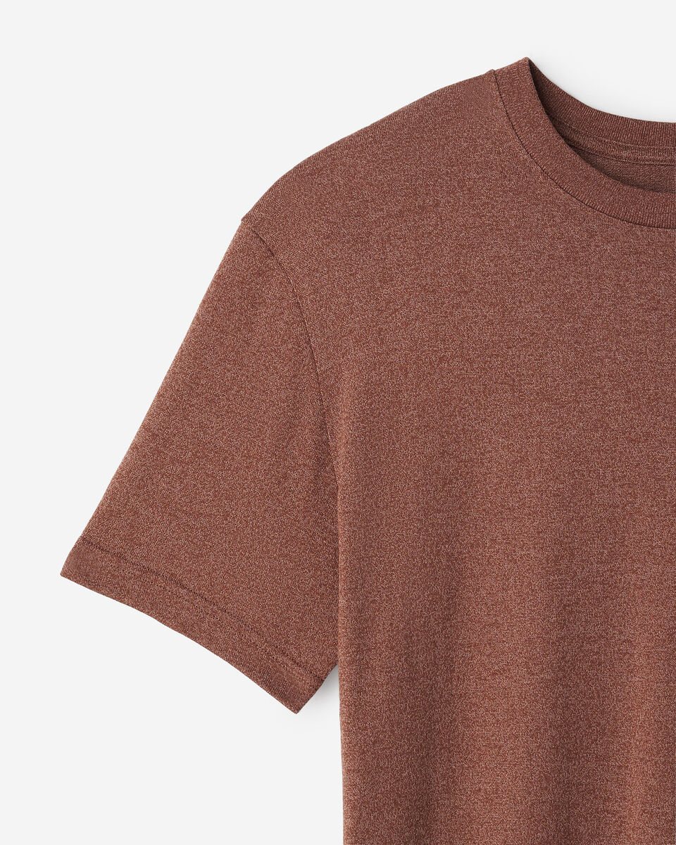 T-shirt poivr&eacute; en coton bio pour hommes