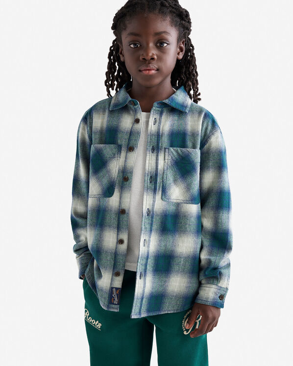 Kids Relaxed Plaid Shirt