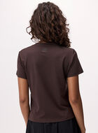 T-shirt sport &agrave; manches courtes en tricot