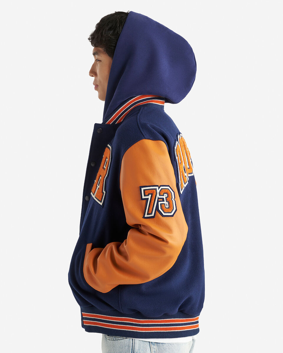 Blouson universitaire rétro pour homme