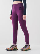 Legging douillet à cheville côtelée en coton bio Cooper