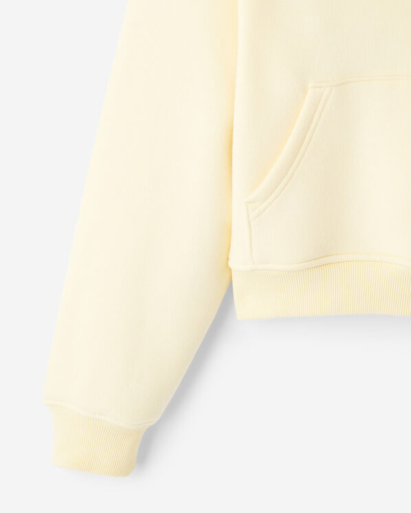 Chandail &agrave; capuchon en molleton nuage