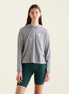 Womens Organic Cooper Hooded Long Sleeve T-shirt