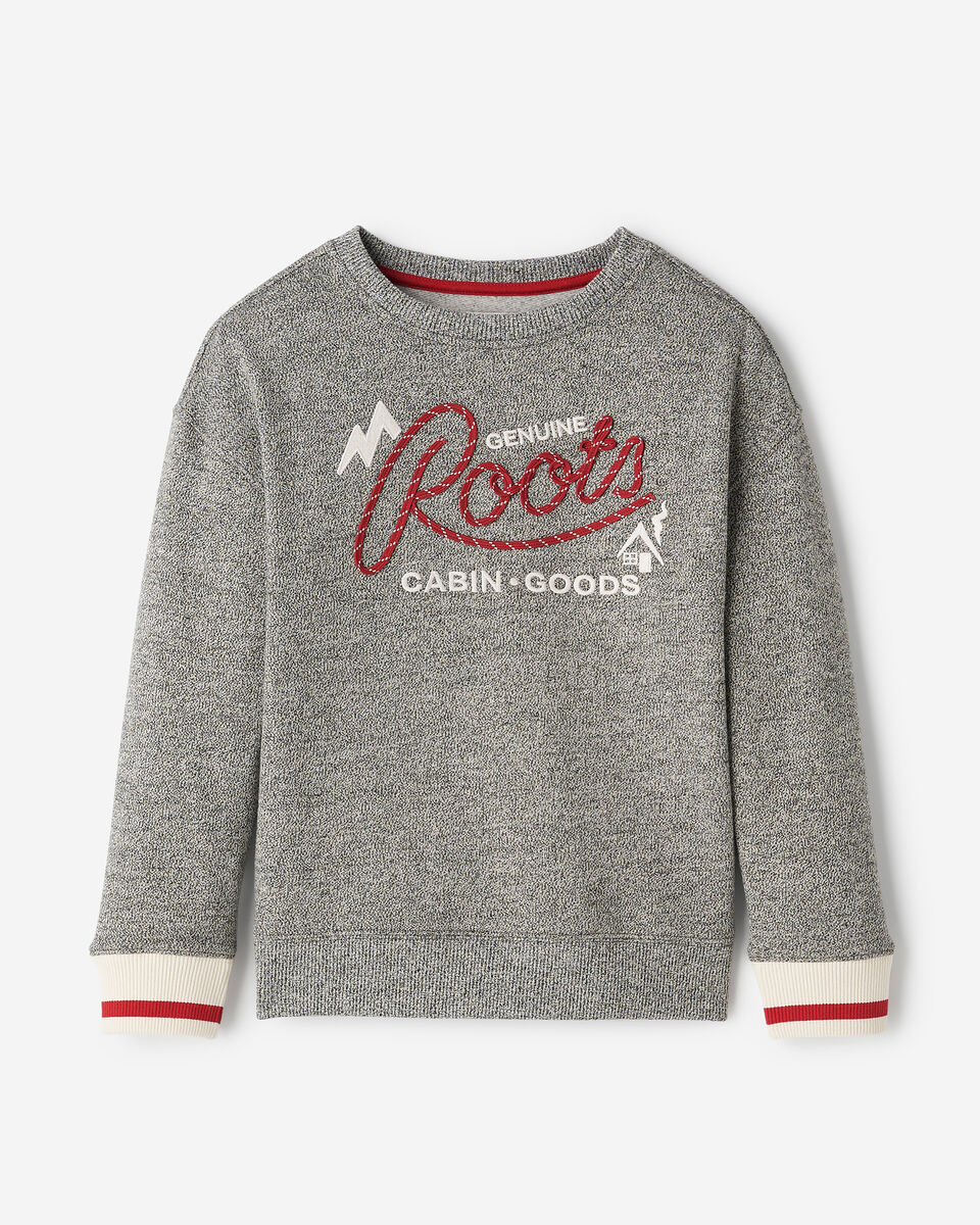 Kids Cabin Rope Applique Crew Sweatshirt