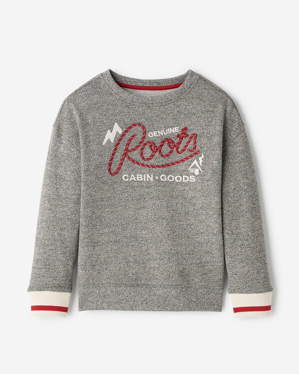 Kids Cabin Rope Applique Crew Sweatshirt