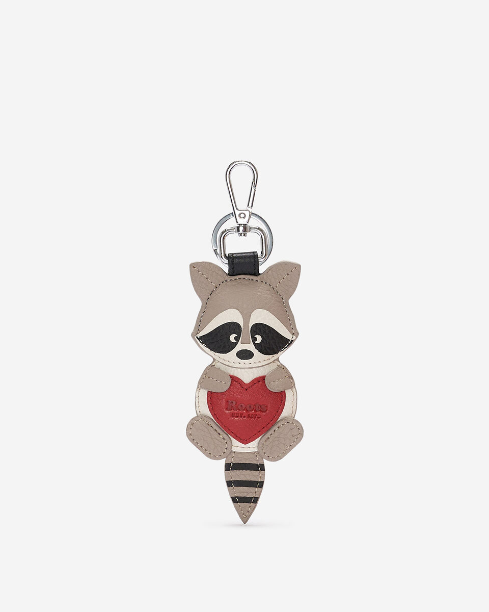 Racoon Charm Keychain