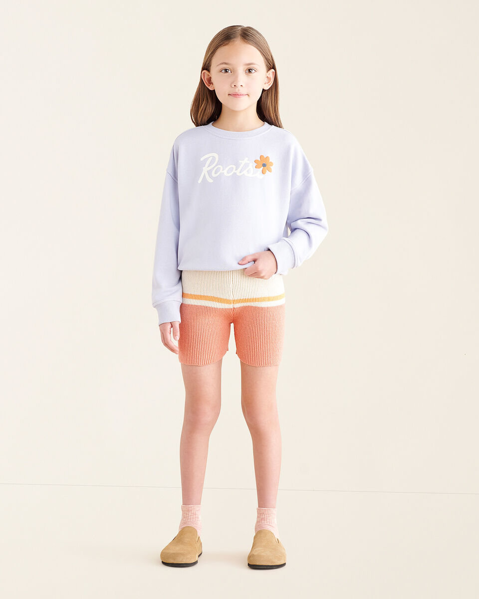 Girls Sweater Knit Short