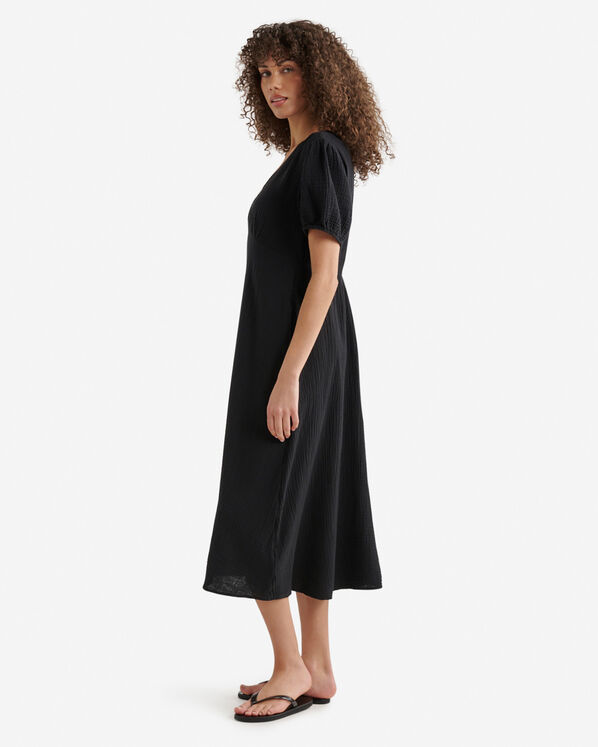 Isla Cotton Gauze Tea Dress