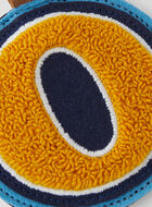 Breloque en chenille en forme de lettre