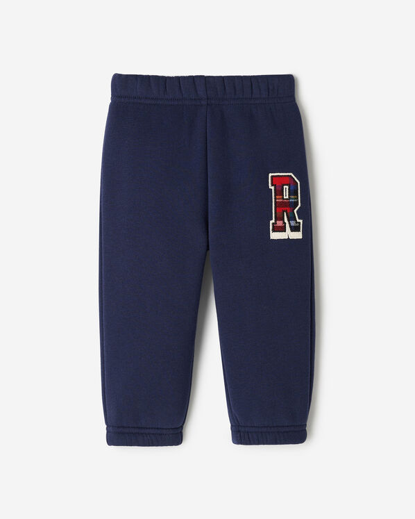 Pantalon en molleton avec appliqu&eacute; &agrave; carreaux pour b&eacute;b&eacute;s