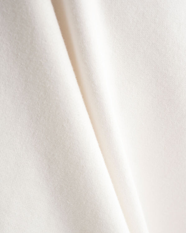 Pantalon en molleton à ourlet simple en coton bio