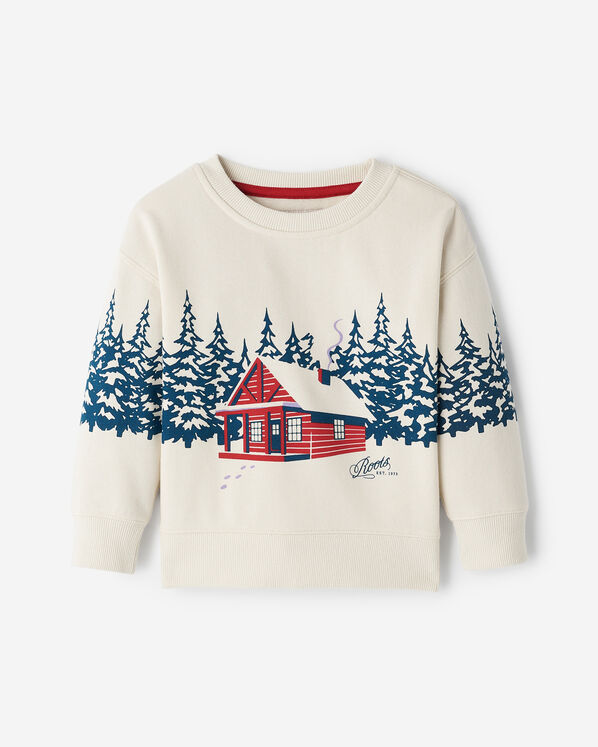 Toddler Cabin Landscape Crew Sweatshirt