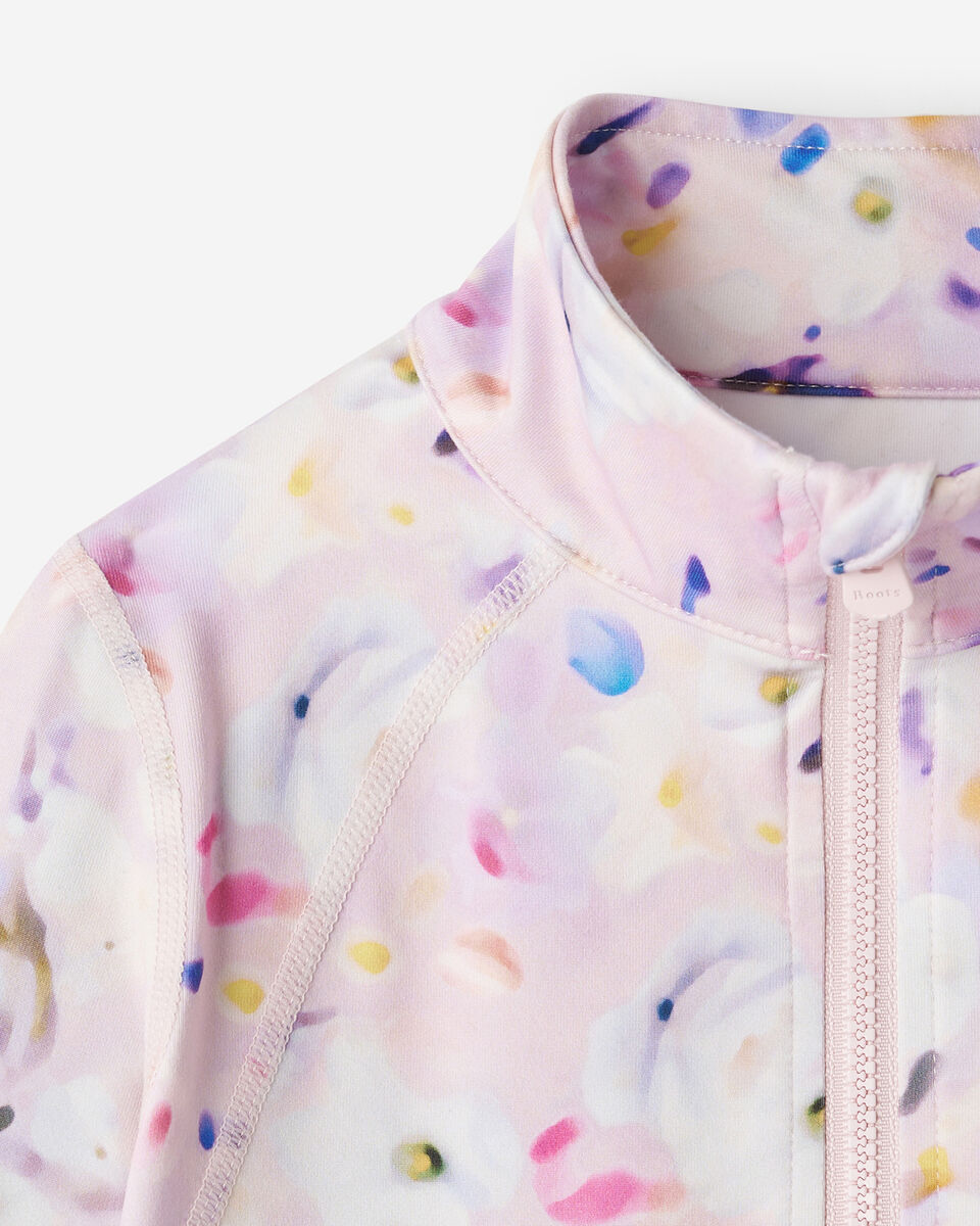 Toddler Girls Active Fitted Track Jacket