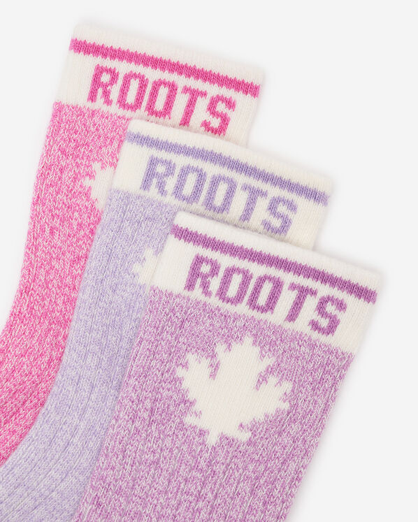 Baby & Toddler Cabin Maple Sock 3 Pack