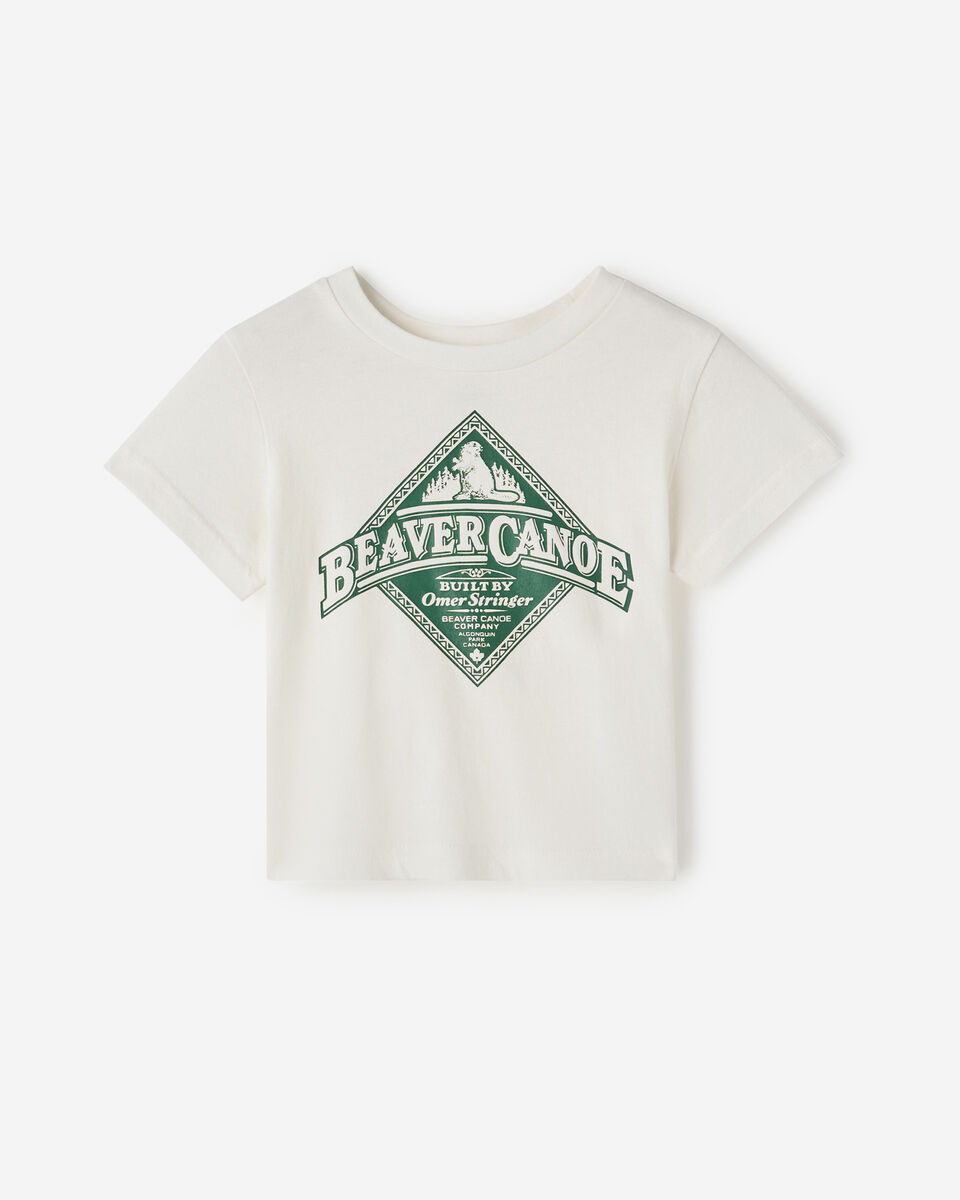 T-shirt décontracté Beaver Canoe pour bébé
