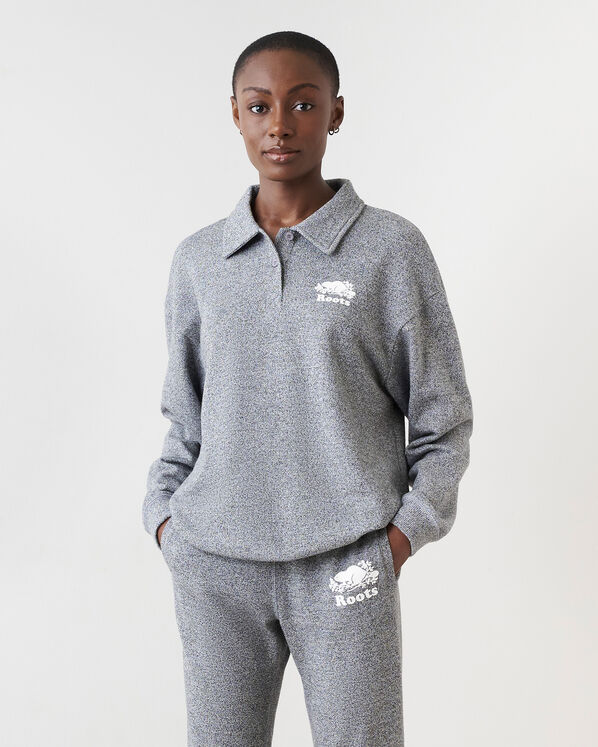 Organic Cooper Relaxed Polo Sweatshirt